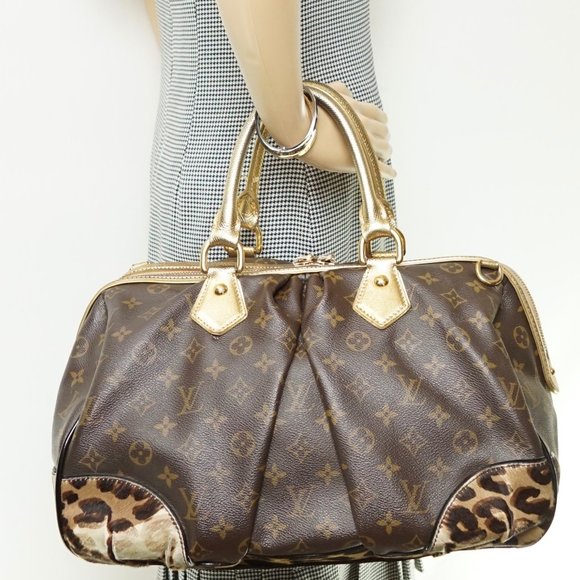 Auth Louis Vuitton Stephen Leopard Bag #4123L11 - Picture 9 of 15